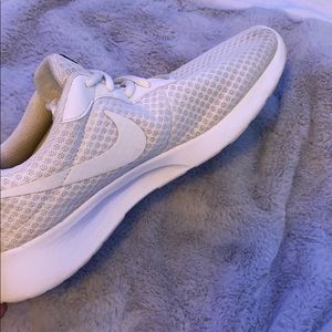 White Nike shoes